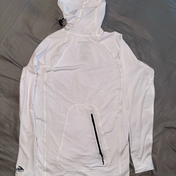 Patagonia Lightweight Hooded Surf/Kayak Shirt - White - Large - Picture 2 of 7